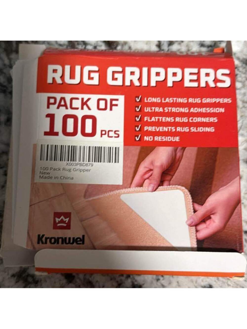 Kronwel Rug Grippers 100 Pack